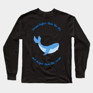 Whale Constellation Long Sleeve T-Shirt